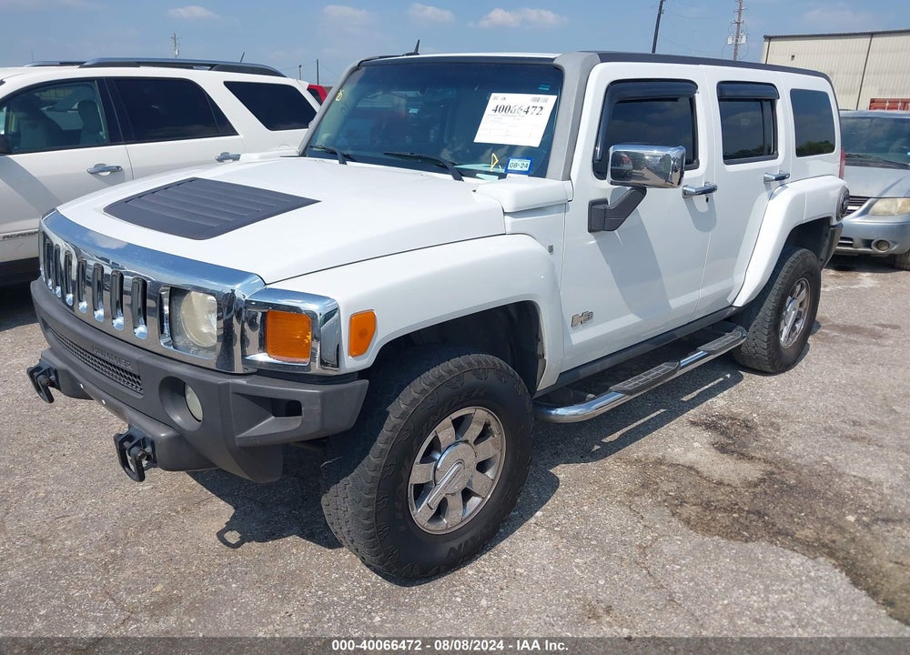 2007 HUMMER H3 SUV VIN: 5GTDN13E878111612