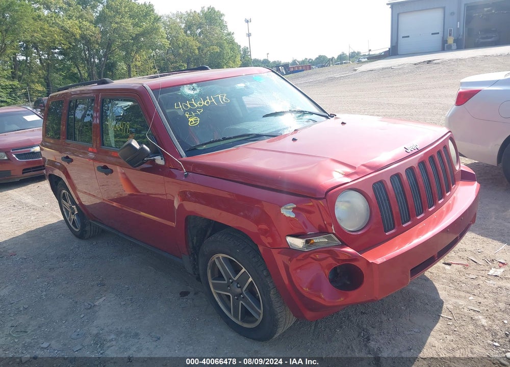 2008 JEEP PATRIOT SPORT VIN: 1J8FF28W98D758851