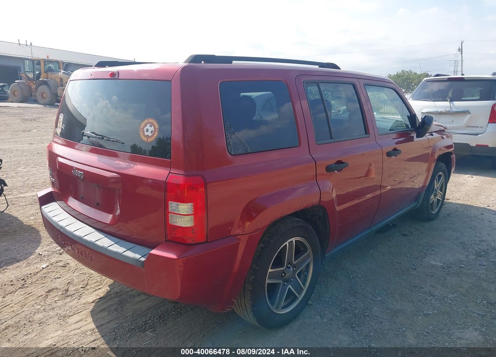 2008 JEEP PATRIOT SPORT VIN: 1J8FF28W98D758851