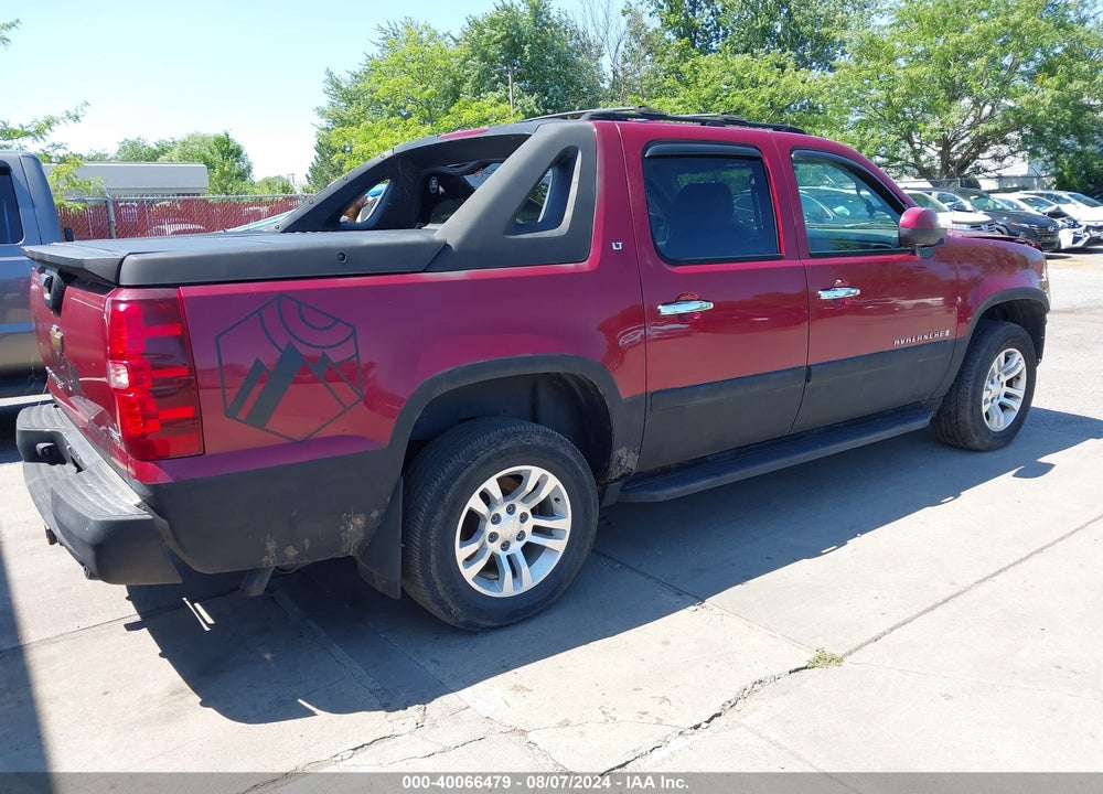 2007 CHEVROLET AVALANCHE 1500 LT VIN: 3GNFK12327G182802