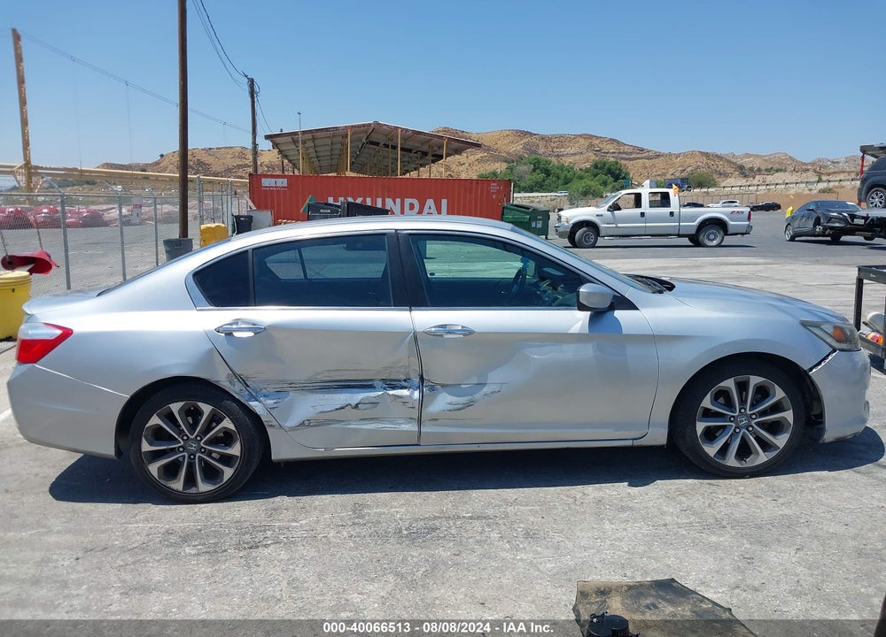 2014 HONDA ACCORD SPORT VIN: 1HGCR2F57EA079767