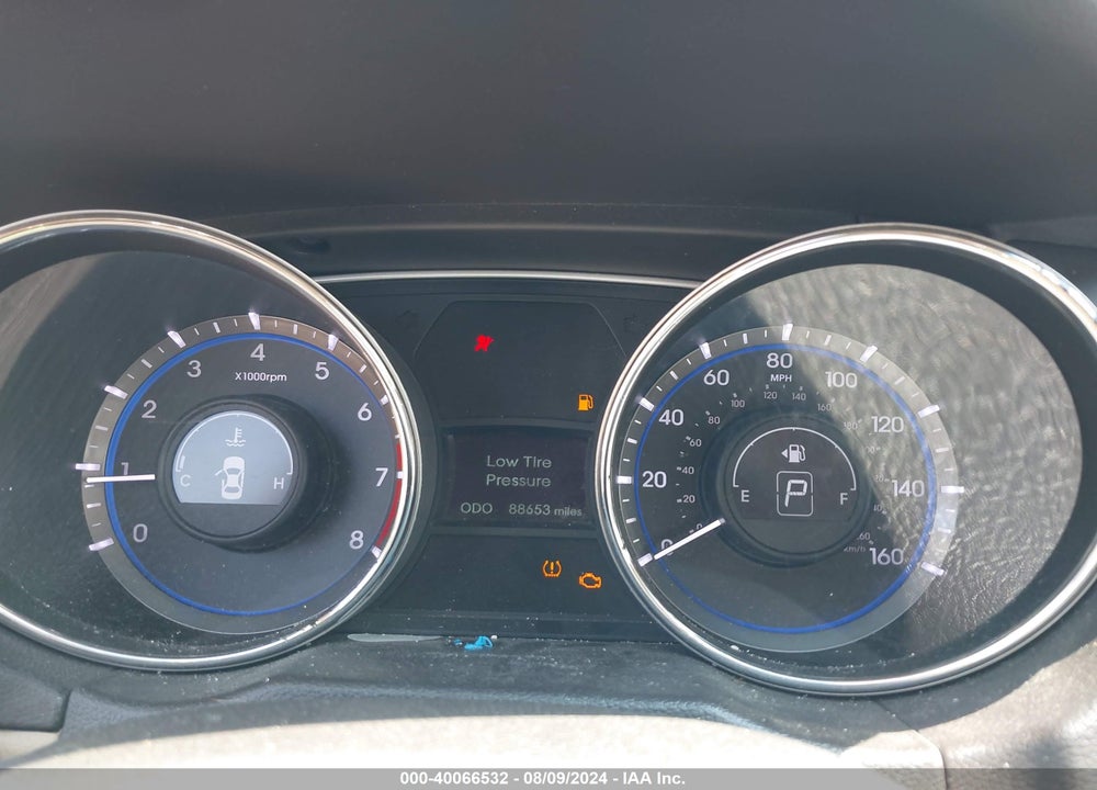 2013 HYUNDAI SONATA GLS VIN: 5NPEB4AC2DH780740