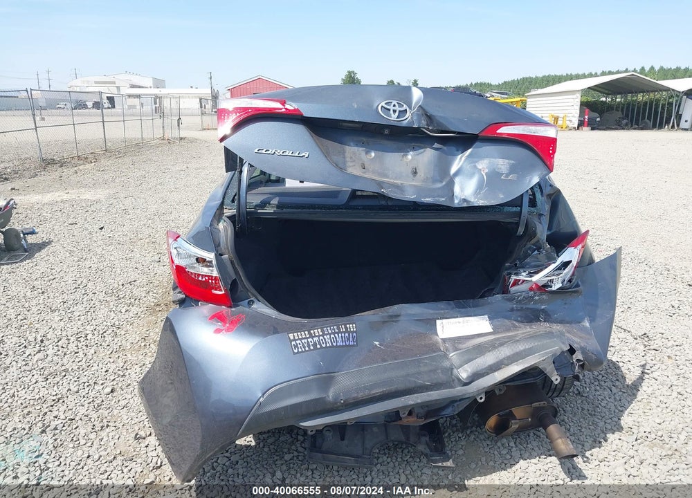 2015 TOYOTA COROLLA LE VIN: 2T1BURHE3FC324107