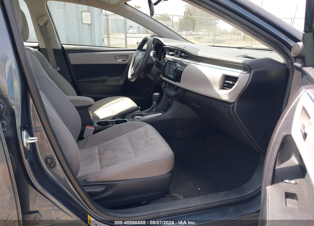 2015 TOYOTA COROLLA LE VIN: 2T1BURHE3FC324107