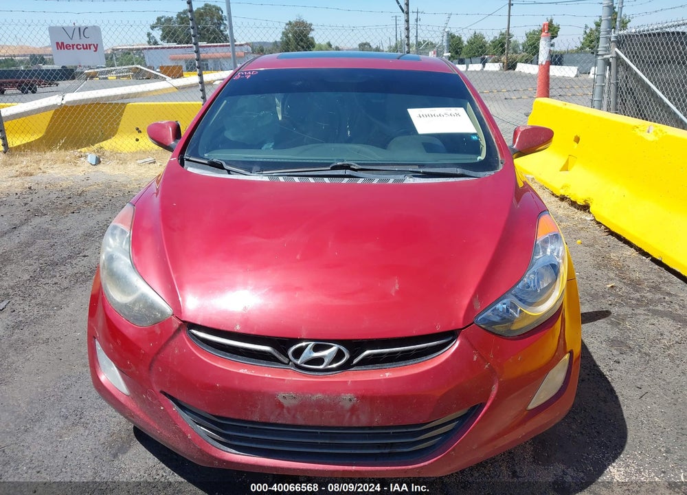 2013 HYUNDAI ELANTRA LIMITED VIN: KMHDH4AE9DU572352