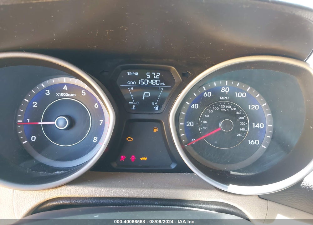 2013 HYUNDAI ELANTRA LIMITED VIN: KMHDH4AE9DU572352