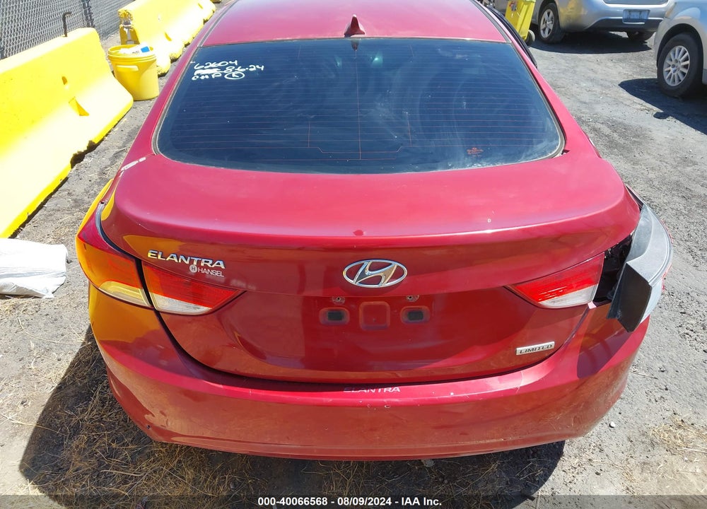 2013 HYUNDAI ELANTRA LIMITED VIN: KMHDH4AE9DU572352