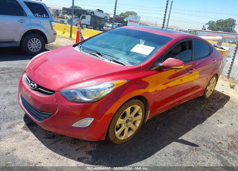 2013 HYUNDAI ELANTRA LIMITED VIN: KMHDH4AE9DU572352