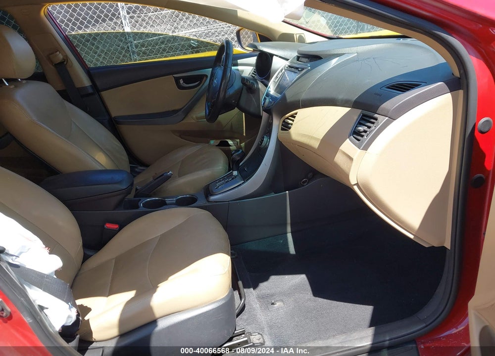 2013 HYUNDAI ELANTRA LIMITED VIN: KMHDH4AE9DU572352