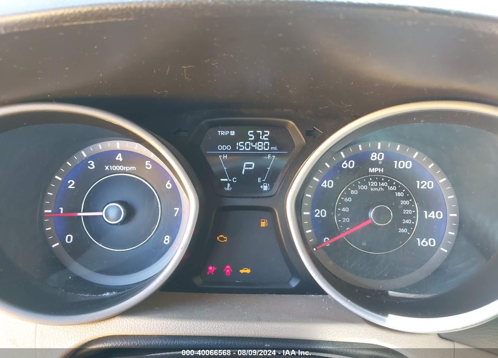 2013 HYUNDAI ELANTRA LIMITED VIN: KMHDH4AE9DU572352