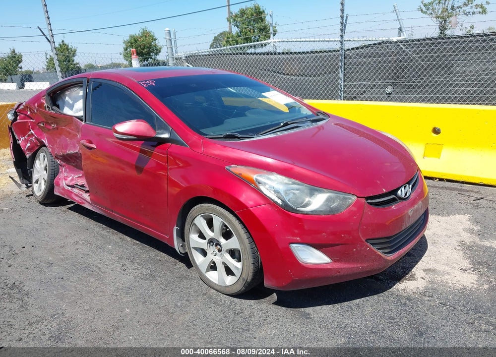 2013 HYUNDAI ELANTRA LIMITED VIN: KMHDH4AE9DU572352