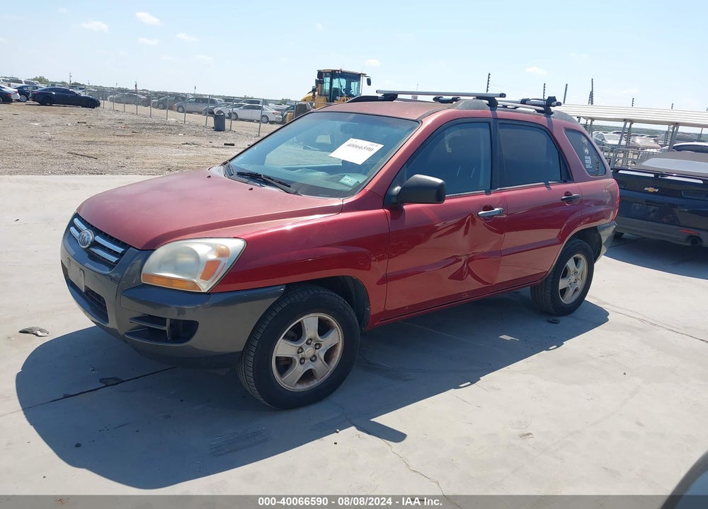 2007 KIA SPORTAGE LX VIN: KNDJF724877405875