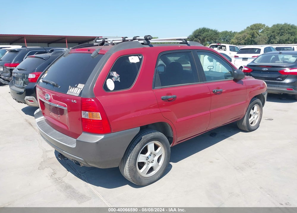 2007 KIA SPORTAGE LX VIN: KNDJF724877405875