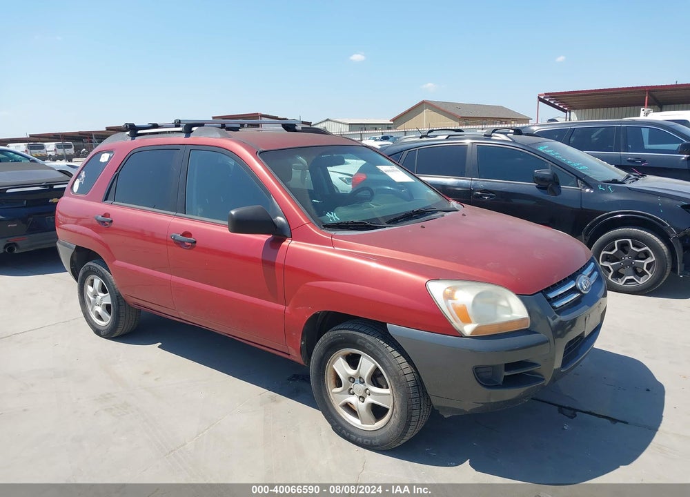 2007 KIA SPORTAGE LX VIN: KNDJF724877405875