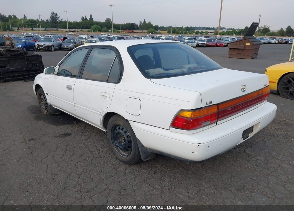 1993 TOYOTA COROLLA LE VIN: 1NXAE00E4PZ056748
