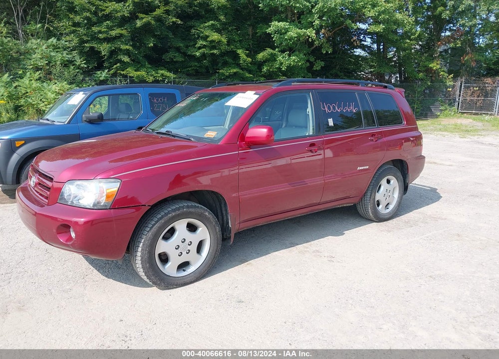 2006 TOYOTA HIGHLANDER LIMITED V6 VIN: JTEEP21A860163018