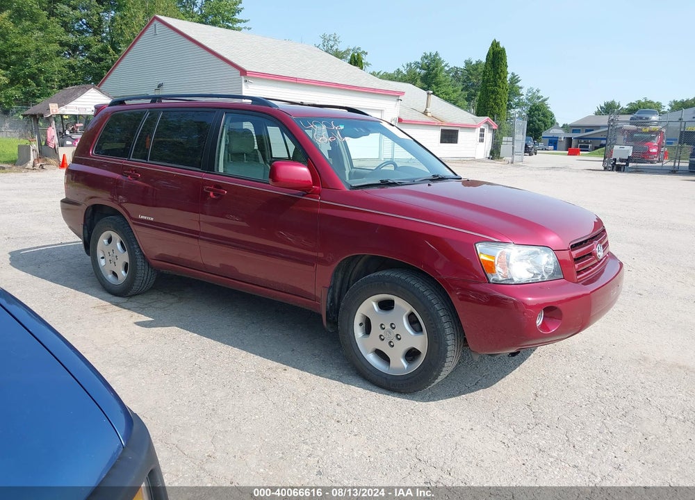 2006 TOYOTA HIGHLANDER LIMITED V6 VIN: JTEEP21A860163018