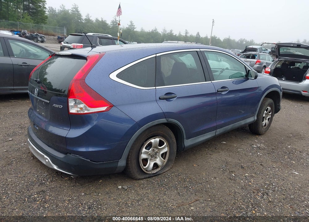 2013 HONDA CR-V LX VIN: 2HKRM4H3XDH658399