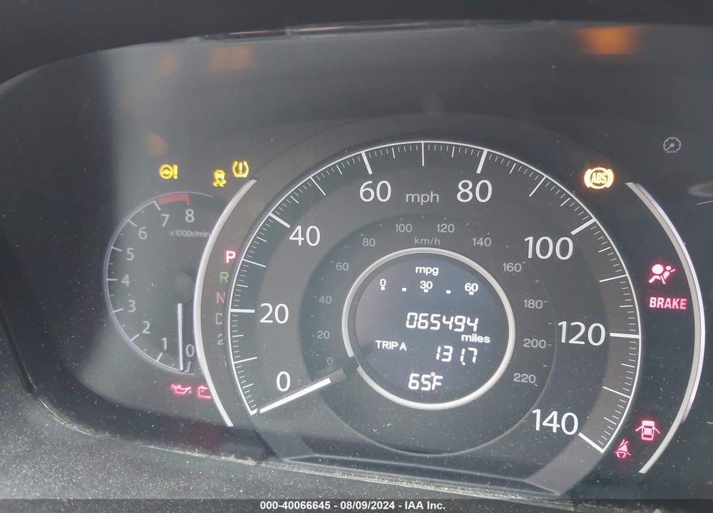 2013 HONDA CR-V LX VIN: 2HKRM4H3XDH658399