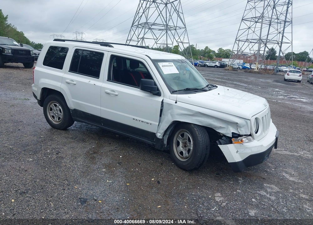 2016 JEEP PATRIOT SPORT VIN: 1C4NJRBB3GD797921