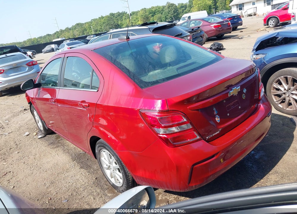 2018 CHEVROLET SONIC LT AUTO VIN: 1G1JD5SH6J4118209
