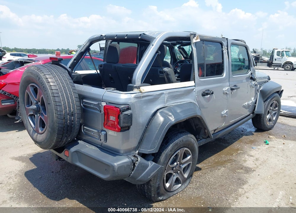 2018 JEEP WRANGLER UNLIMITED SPORT S 4X4 VIN: 1C4HJXDGXJW123383