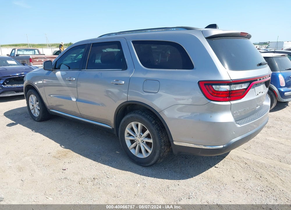 2015 DODGE DURANGO SXT VIN: 1C4RDJAG5FC161531