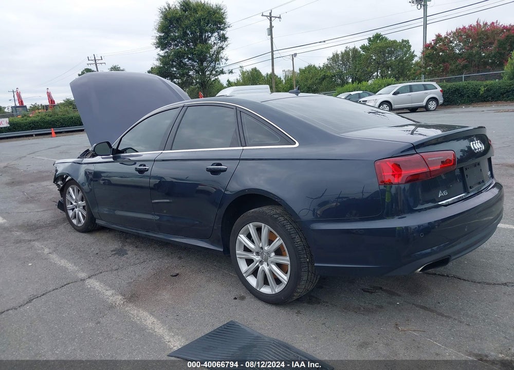 2016 AUDI A6 2.0T PREMIUM PLUS VIN: WAUGFAFC4GN008360