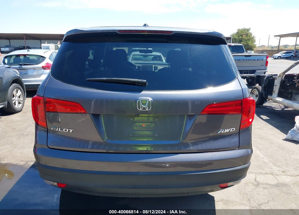 2018 HONDA PILOT EX-L VIN: 5FNYF6H51JB008518
