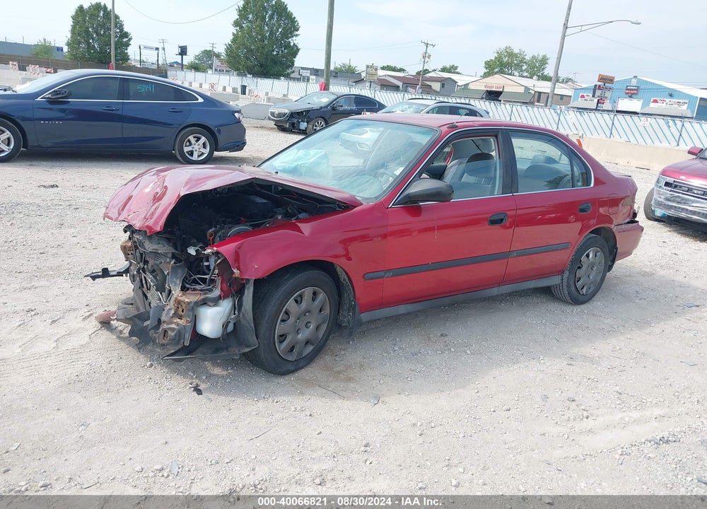 1998 HONDA CIVIC LX VIN: 1HGEJ6671WL033950