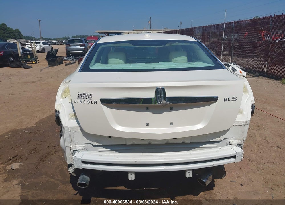 2009 LINCOLN MKS VIN: 1LNHM93RX9G627908