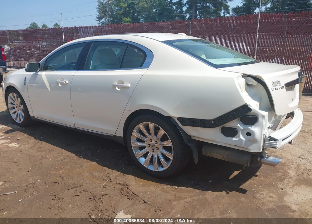 2009 LINCOLN MKS VIN: 1LNHM93RX9G627908
