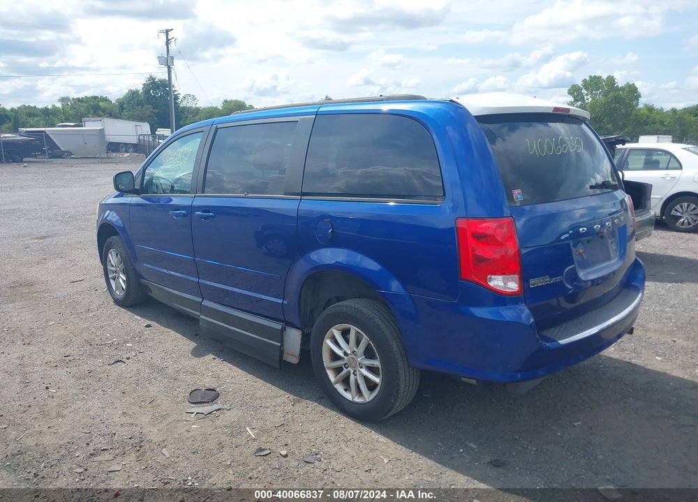 2013 DODGE GRAND CARAVAN SXT VIN: 2C4RDGCG6DR731833