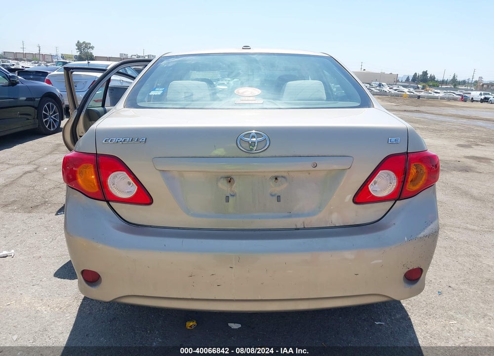 2009 TOYOTA COROLLA VIN: 1NXBU40E89Z046001