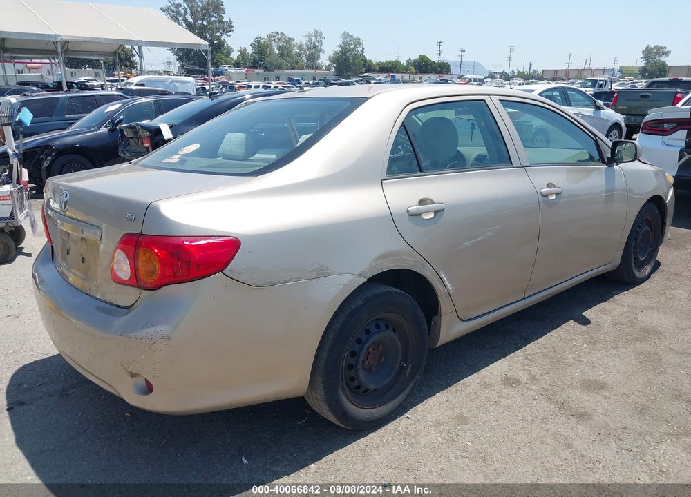 2009 TOYOTA COROLLA VIN: 1NXBU40E89Z046001
