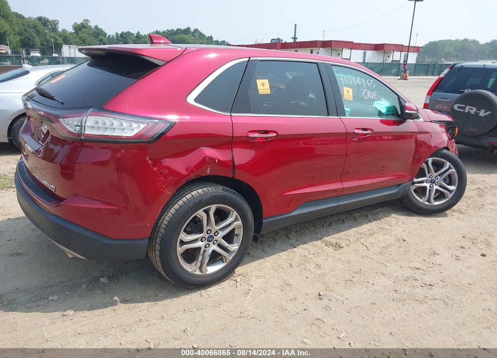2017 FORD EDGE TITANIUM VIN: 2FMPK4K8XHBC29939