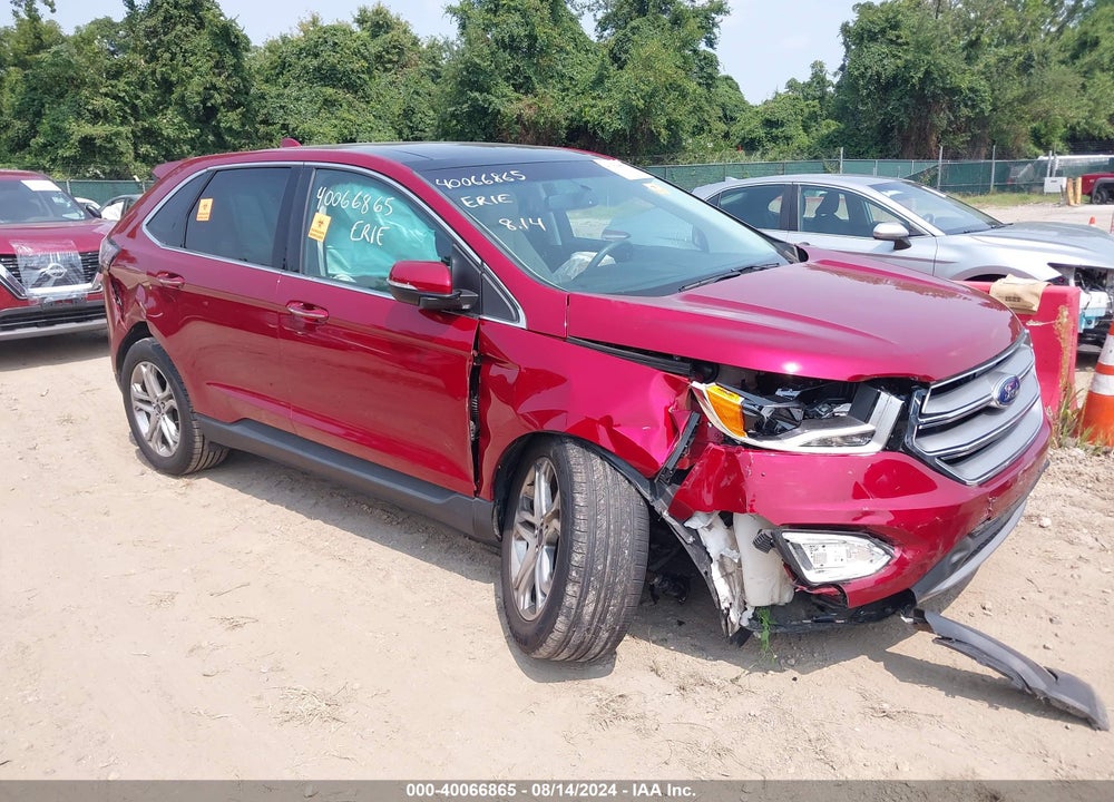 2017 FORD EDGE TITANIUM VIN: 2FMPK4K8XHBC29939