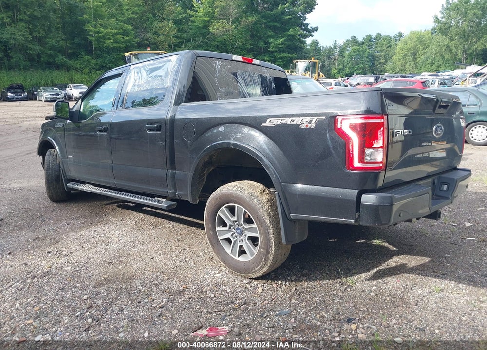 2015 FORD F150 SUPERCREW VIN: 1FTEW1EG5FKE90433