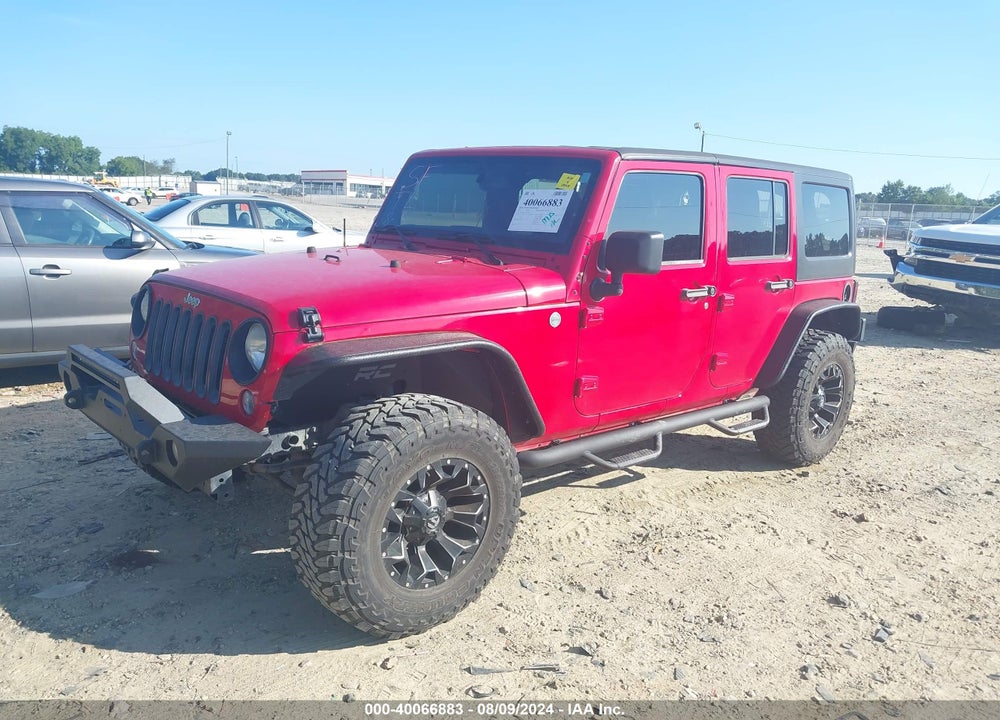 2014 JEEP WRANGLER UNLIMITED SPORT VIN: 1C4BJWDG1EL132710