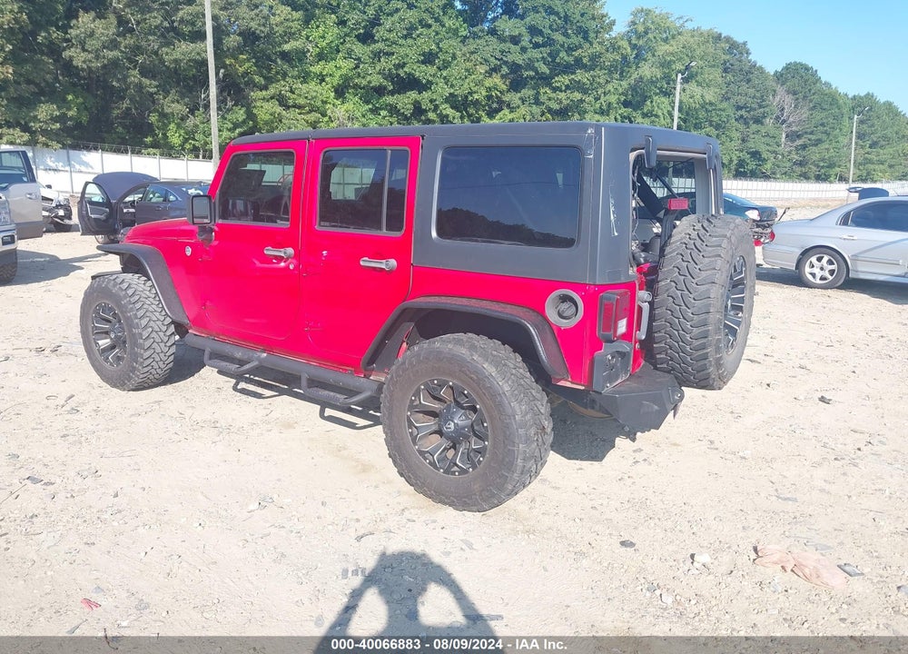 2014 JEEP WRANGLER UNLIMITED SPORT VIN: 1C4BJWDG1EL132710