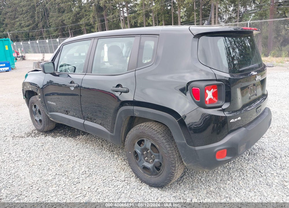 2018 JEEP RENEGADE SPORT 4X4 VIN: ZACCJBAH2JPH40817