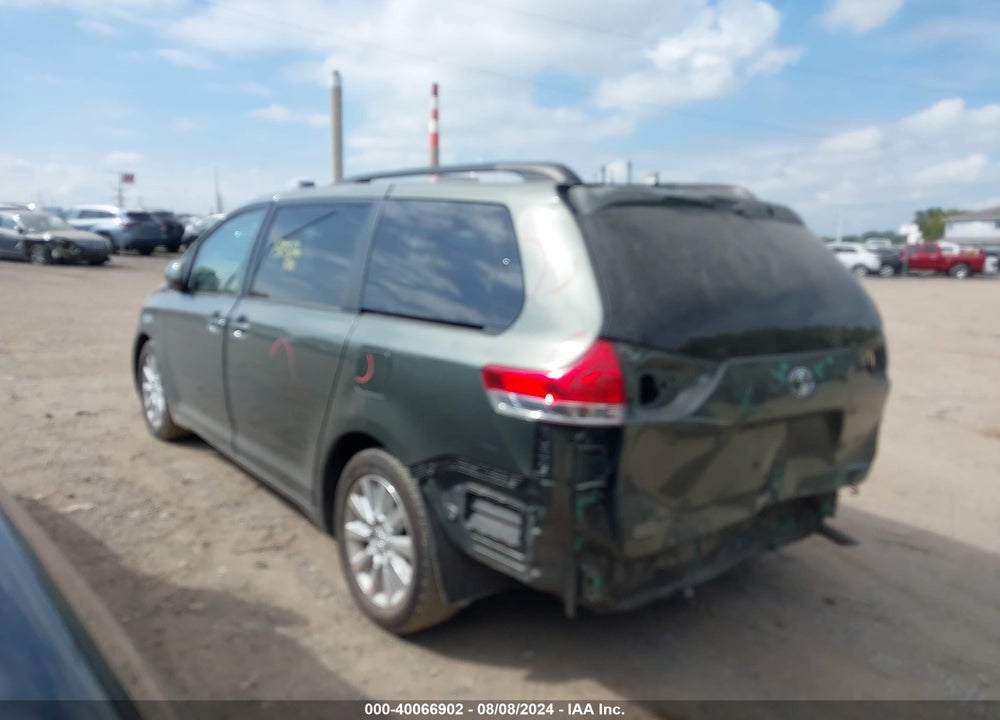 2011 TOYOTA SIENNA LIMITED V6 VIN: 5TDYK3DC0BS019537
