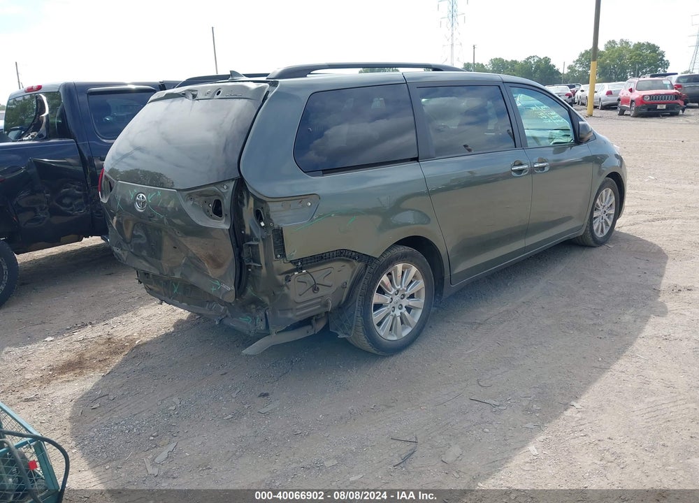 2011 TOYOTA SIENNA LIMITED V6 VIN: 5TDYK3DC0BS019537