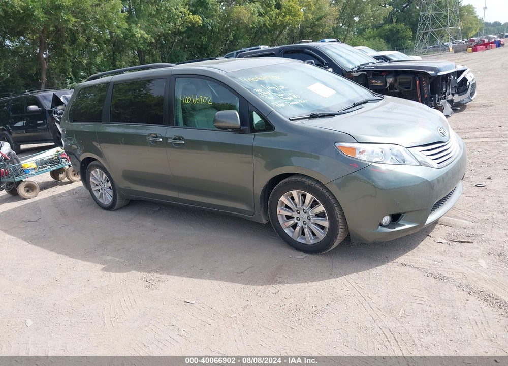 2011 TOYOTA SIENNA LIMITED V6 VIN: 5TDYK3DC0BS019537