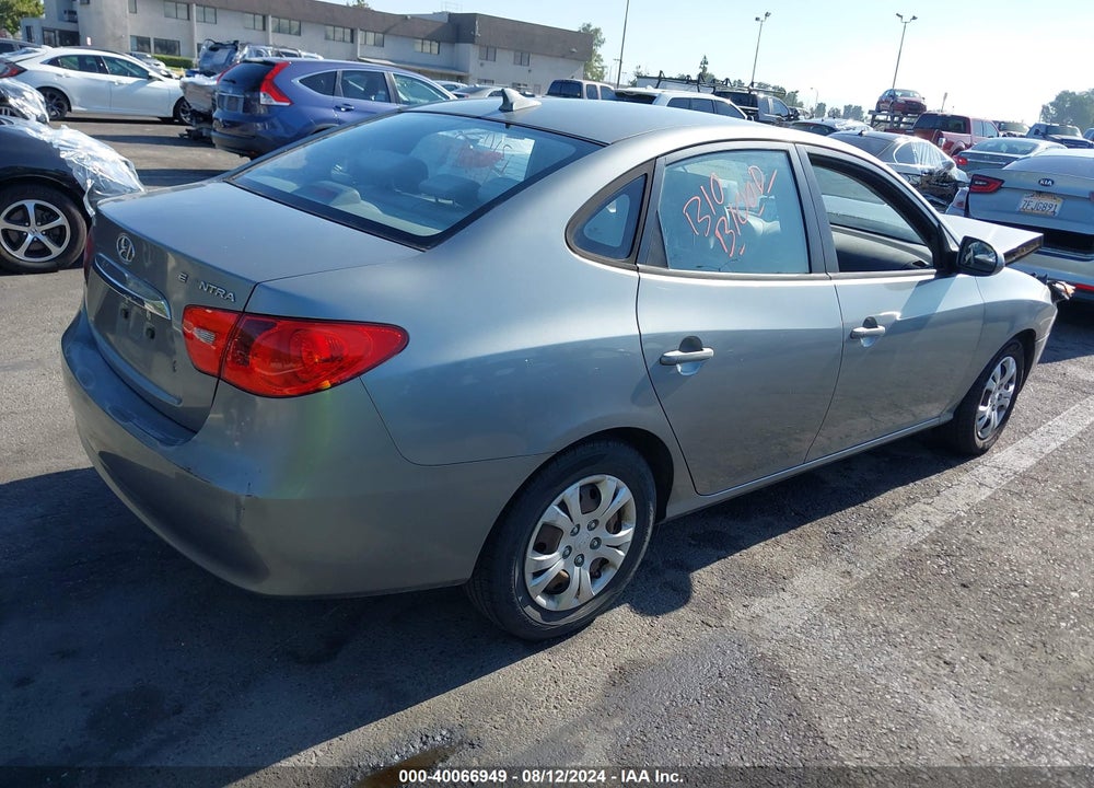 2010 HYUNDAI ELANTRA GLS VIN: KMHDU4AD5AU141098
