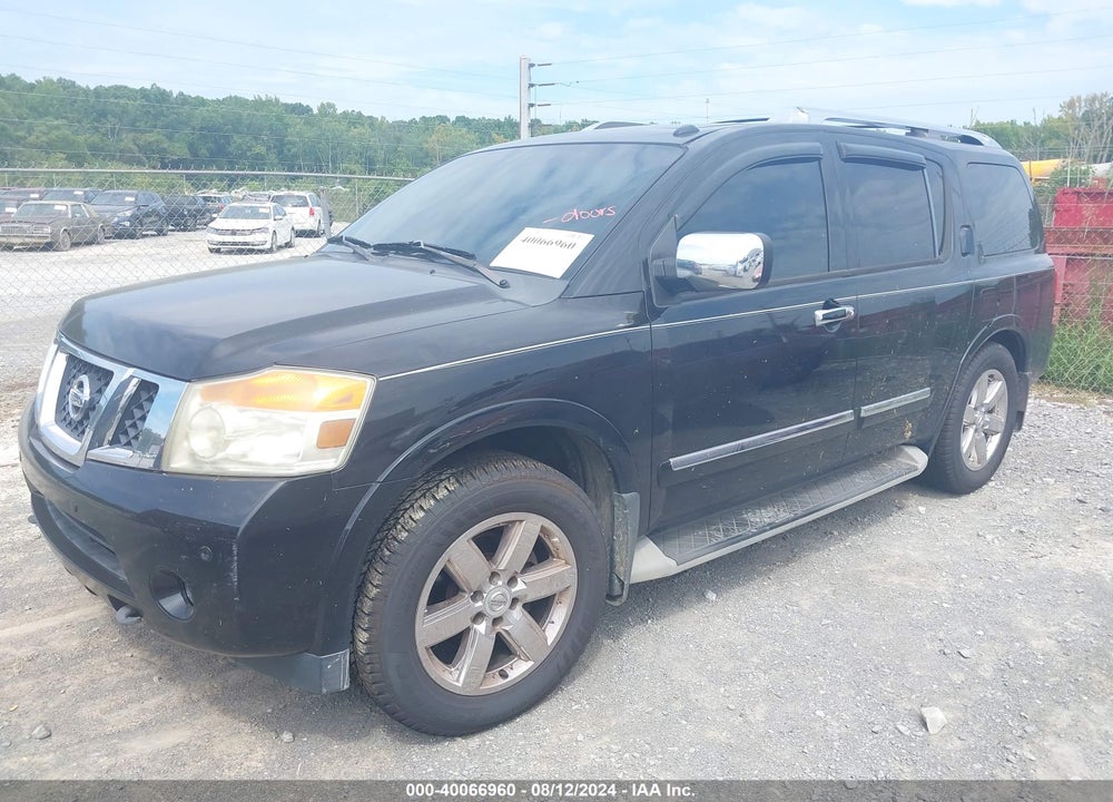 2010 NISSAN ARMADA PLATINUM VIN: 5N1BA0NF5AN616473