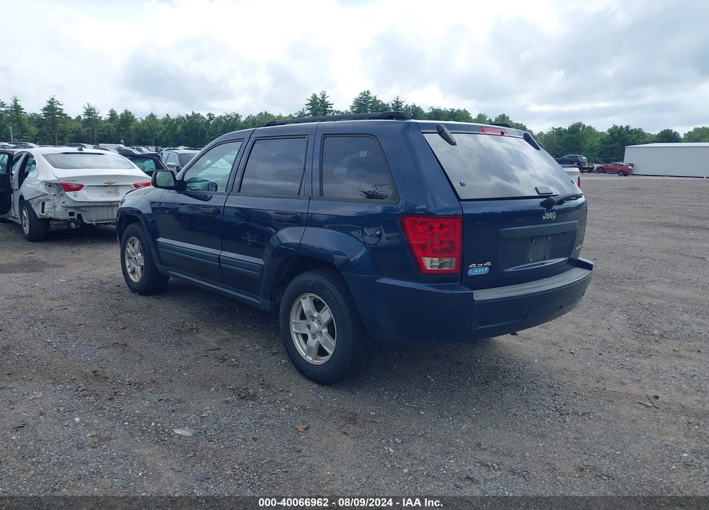 2005 JEEP GRAND CHEROKEE LAREDO VIN: 1J4GR48K75C562284
