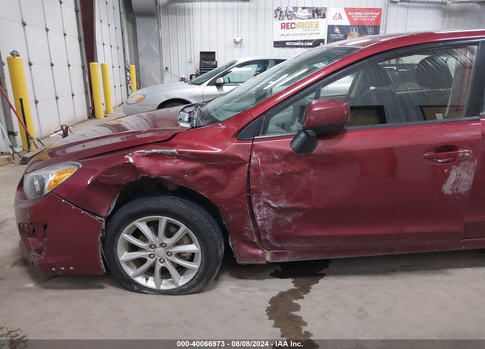 2013 SUBARU IMPREZA PREMIUM VIN: JF1GPAC60D2857581