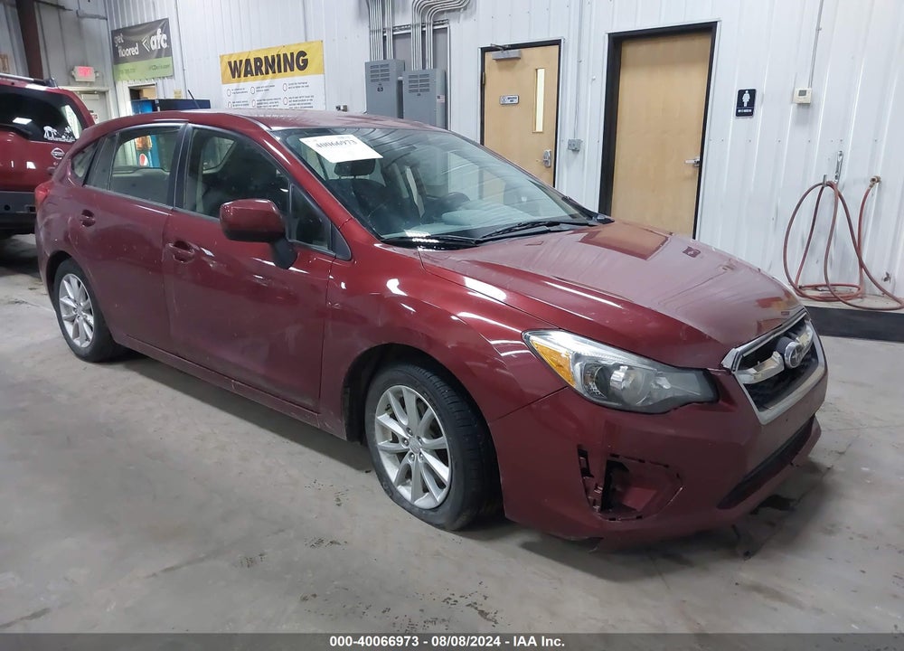 2013 SUBARU IMPREZA PREMIUM VIN: JF1GPAC60D2857581