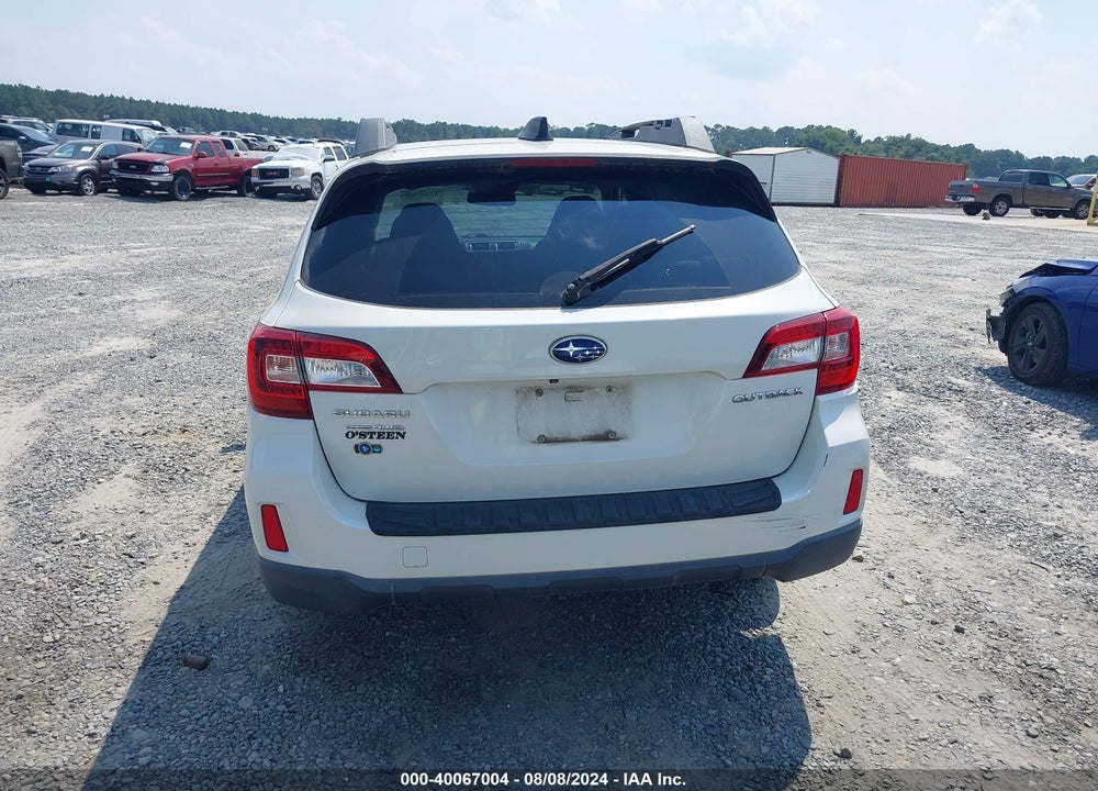 2016 SUBARU OUTBACK 2.5I PREMIUM VIN: 4S4BSBCC1G3227173
